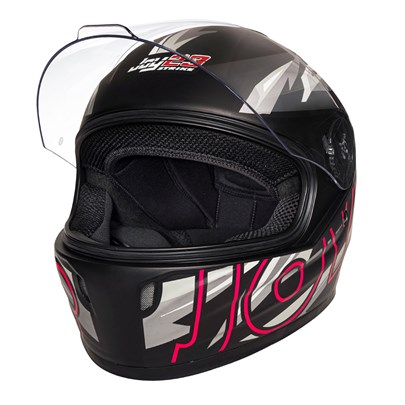 Capacete taurus wind visor V3 techno preto fosco em Promoção na